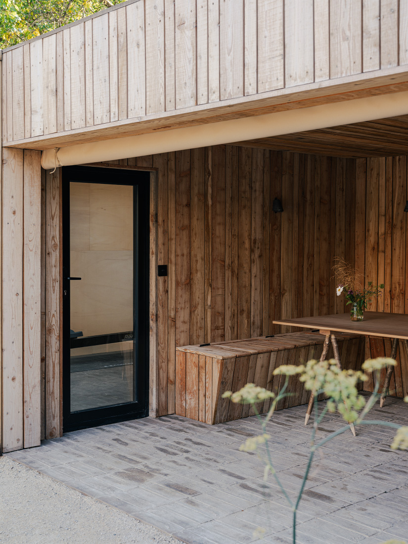 A calm nook offers shade and sanctuary